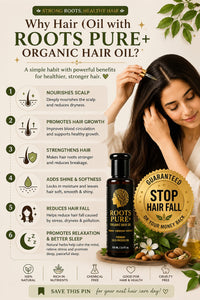 ROOTS PURE+ Organic Herbal Hair Regrowth Oil — 100 ML thumbnail 13