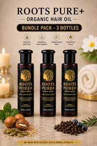 ROOTS PURE+ Organic Herbal Hair Regrowth Oil — 100 ML thumbnail 4