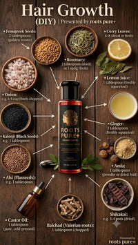 ROOTS PURE+ Organic Herbal Hair Regrowth Oil — 100 ML thumbnail 7