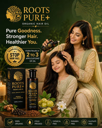ROOTS PURE+ Organic Herbal Hair Regrowth Oil — 100 ML thumbnail 8